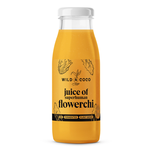 Probiotická šťava Juice of Superhuman Flowerchi bio 250ml Wild&Coco